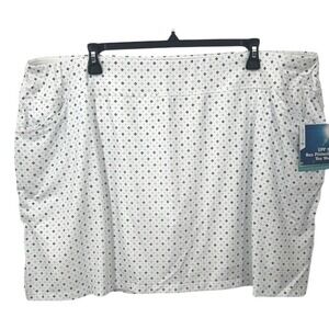 NEW Coolibar Corta Tennis Skort Womens 3X White Diamond UPF 50+ Sun - CJ